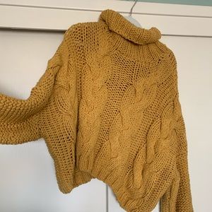 Vici Cowell neck knit sweater